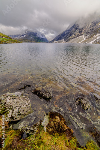 Djupvatnet is a lake in the southeastern corner of Stranda municipality, in Møre og Romsdal county
