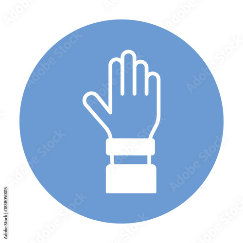 Wrist Wrap Vector icon which can easily modify or edit