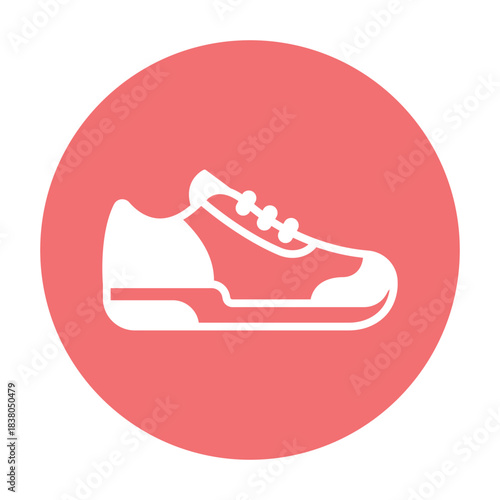 Running Shoe Vector icon which can easily modify or edit