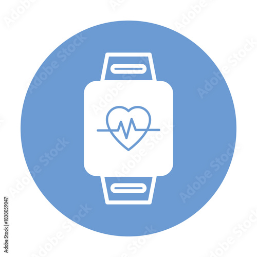 Fitness Tracker Vector icon which can easily modify or edit