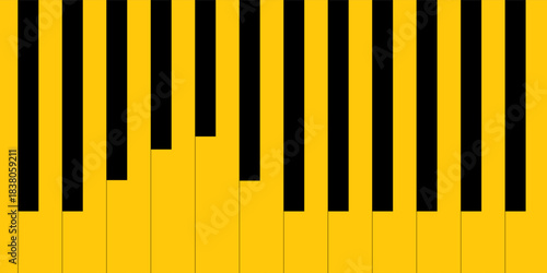 Illustration of yellow and black stripes.a symbol of dangerous and radioactive substances.The sample is widely used in industry. simple poster, cover, web