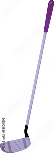 Golf club, sports equipment for the game, isolated background.