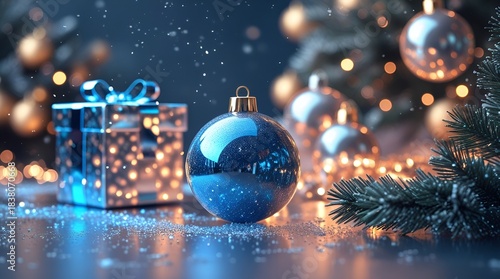 Second Day of Christmas (26 December) concept banner background boxing day.