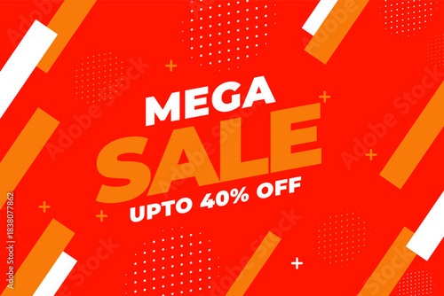  Mega Sale Promotion: Limited Time Up to 40% Discount Banner