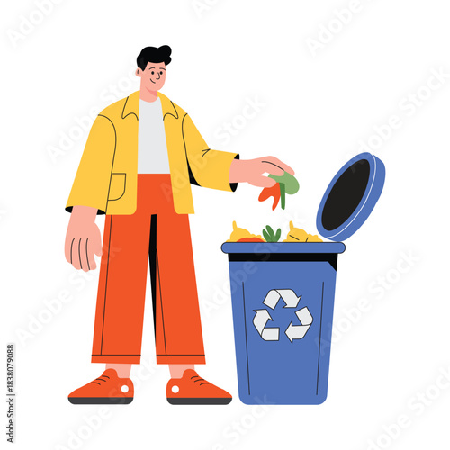 Perfume Pick Vector Flat Illustration EPS 10 file