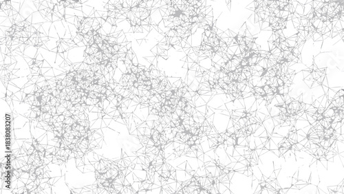 Abstract Black And White Pattern With Gray And Blue Accents Overlayed On A Textured Surface With Visible Pixelation And Glitches