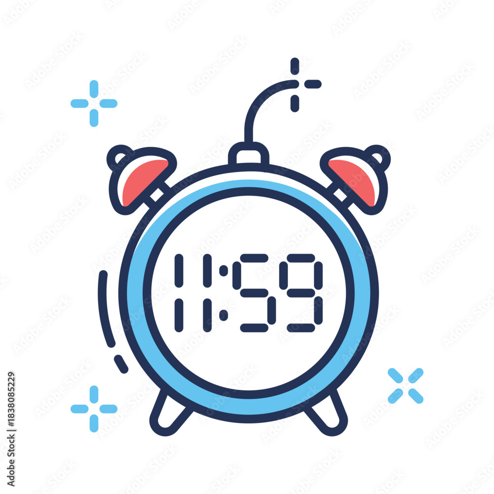 Fototapeta premium Take your hands on this amazing flat outline style icon of christmas bomb