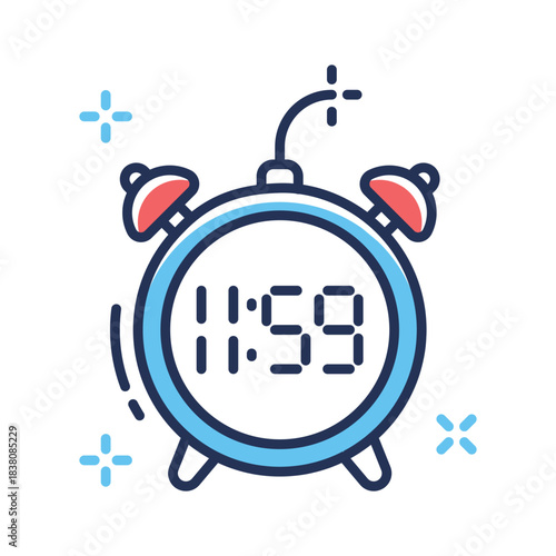 Take your hands on this amazing flat outline style icon of christmas bomb