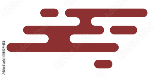 Dynamic Organic Abstract Fluid Shapes Graphic Element for Modern Design