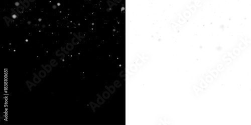 Winter Snowstorm Particle Overlay PNG.