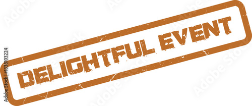 Delightful Event Official Stamped Mark for Special Celebrations and Memorable Occasions