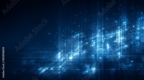 Digital Data Streams Erupting in Cyber Space