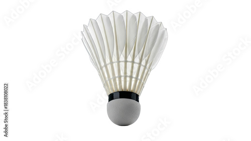 Shuttlecock Isolated on White Background