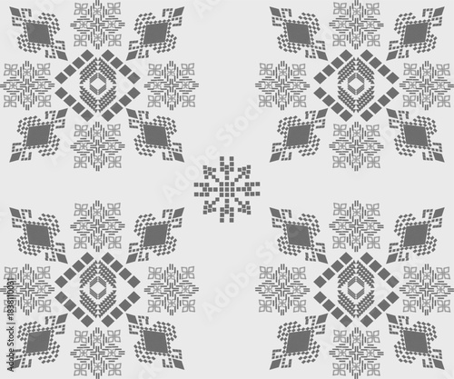 seamless pattern with pixel codes 