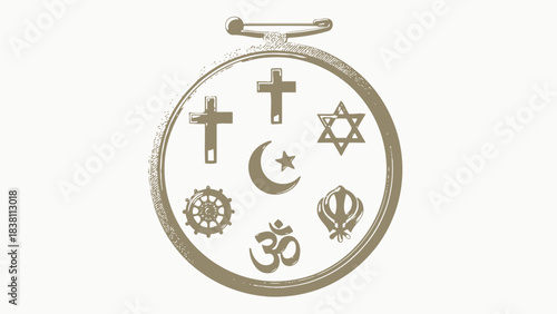 World Religion Festival Emblem