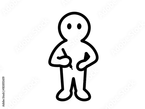 学ぶ人　イラスト