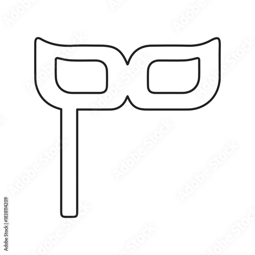 Masquerade Mask Outline