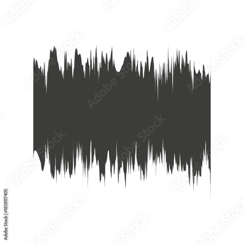 Grey Backgrounds Design Abstract Sound Waveform Graphic Grey Audio Signal Wave Form 