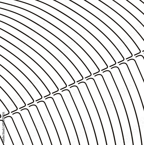 A striped texture or pattern with diagonal lines and stitching.