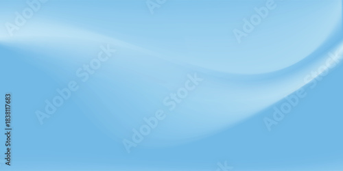 Blue studio room. Limbo light background. Abstract 3d backdrop for product presentation. Minimal wall scene. Showcase, promotion display