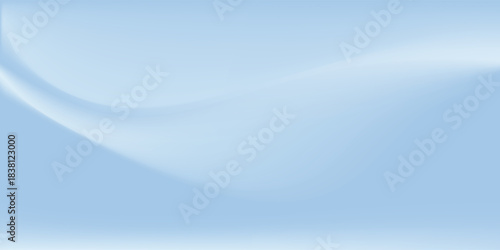 Blue studio room. Limbo light background. Abstract 3d backdrop for product presentation. Minimal wall scene. Showcase, promotion display