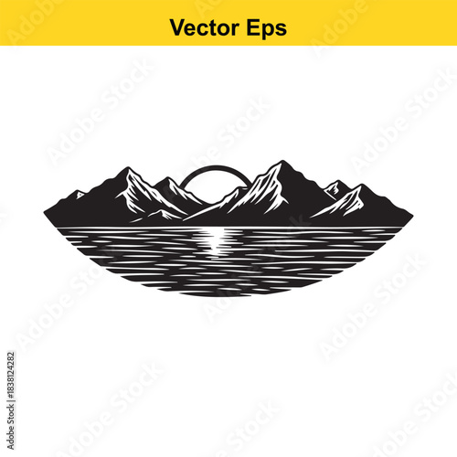 Cowgirl riding a bucking bull in a rodeo illustration