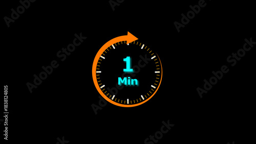 Photography Abstract clock icon illustration