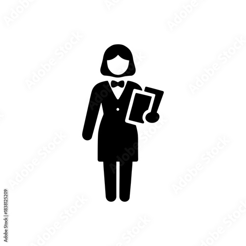 Hotel Manager Hostess Staff Icon