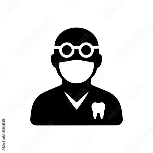 Professional Dentist Dental Surgeon Icon