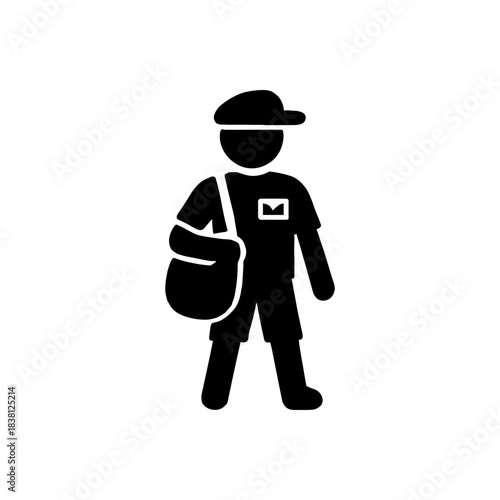 Mailman Postman Delivery Service Icon