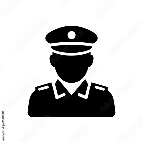 Police Officer Security Guard Icon