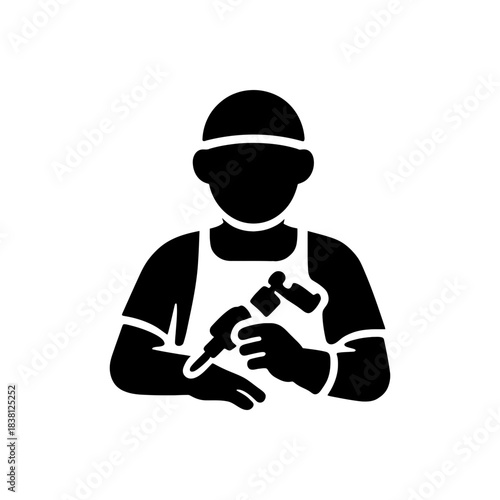 Professional Tattoo Artist Ink Icon