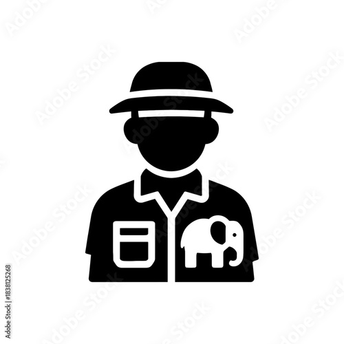Safari Guide Zookeeper Ranger Icon