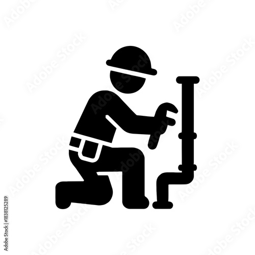 Construction Worker Safety Uniform Icon