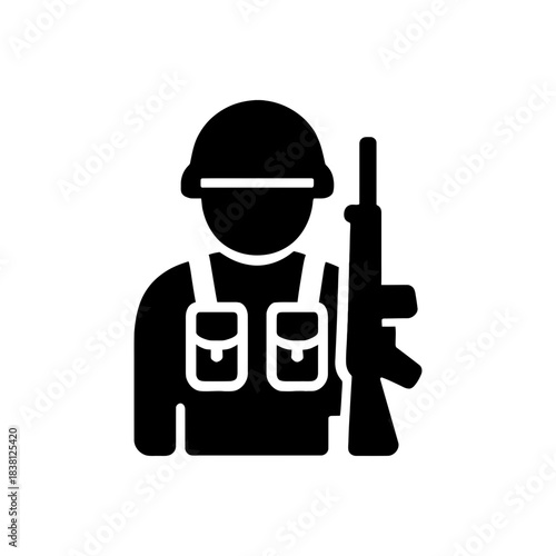 Military Soldier Army Uniform Icon
