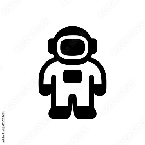 Astronaut Space Suit Uniform Icon