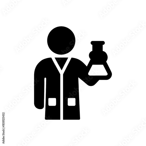 Laboratory Chemist Experiment Uniform Icon