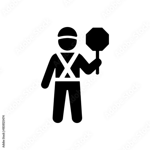 Traffic Signal Worker Uniform Icon