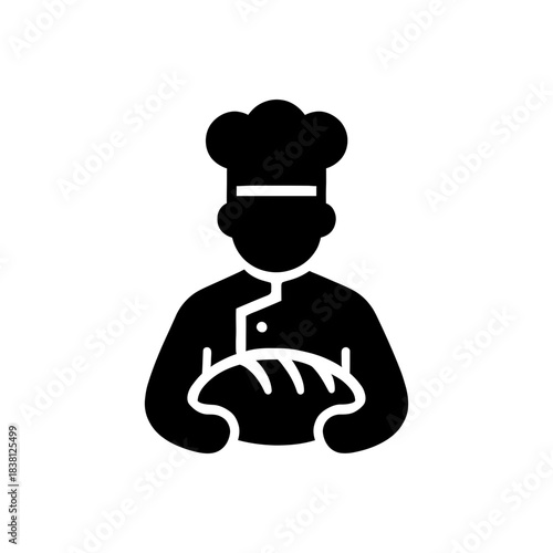 Bakery Chef Bread Uniform Icon