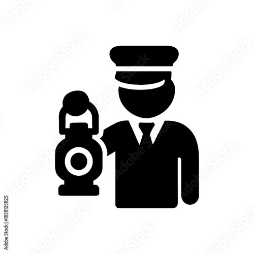 Train Station Master Lantern Icon