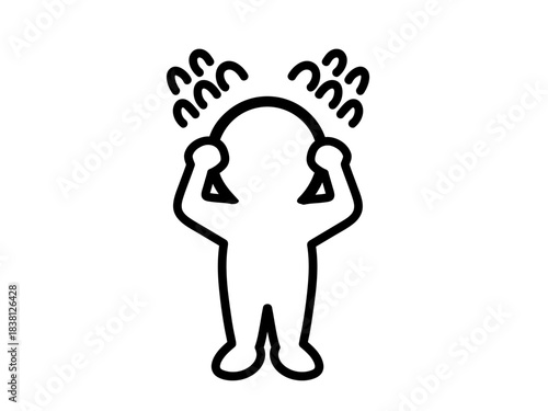 ストレスがかかる人　全身