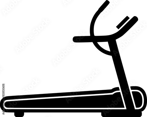 Treadmill Fitness Vector Running Machine