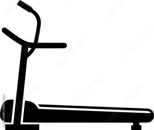 Treadmill Fitness Vector Running Machine