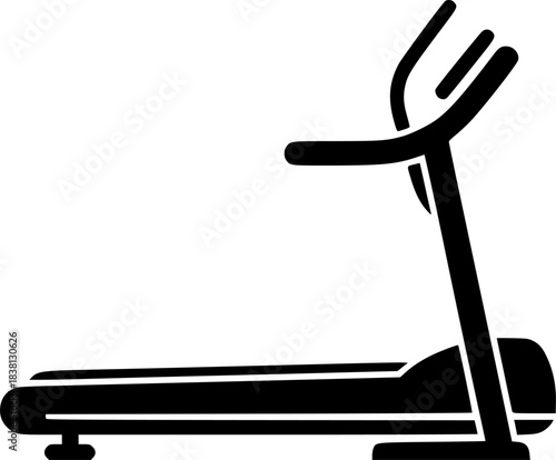 Treadmill Fitness Vector Running Machine