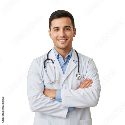 Smiling doctor isolated on transparent background isolated on transparent background indoor, outdoor, no people, keyword 30