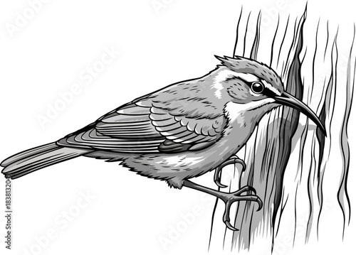 natures precision artisan a specialized beaks lifelong quest for sustenance, isolated on transparent background