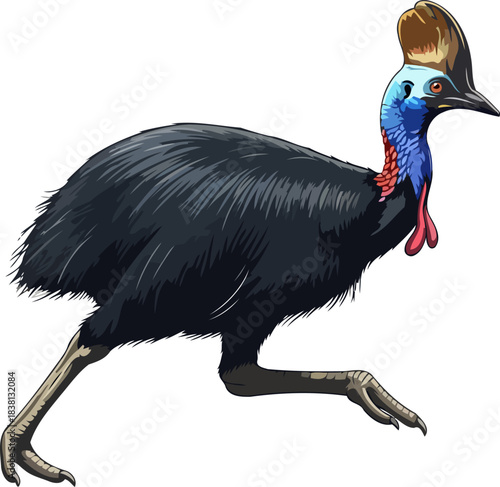 prehistoric pulse the vivid enigma of the rainforest, captured in motion, isolated on transparent background