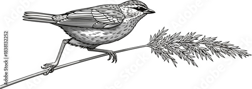 sustenances embrace a feathered soul finds refuge on natures bounty, isolated on transparent background