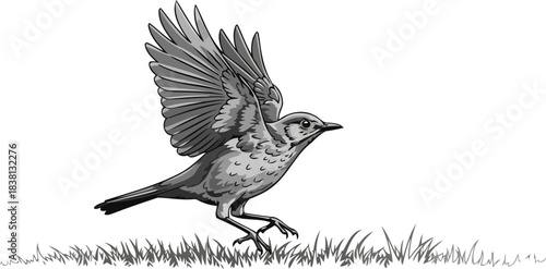 unleashing ascent the courageous first impulse towards boundless sky, isolated on transparent background