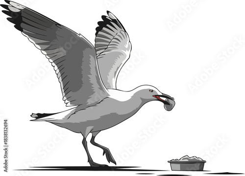 coastal acumen mastering the art of swift provision in a dynamic world, isolated on transparent background